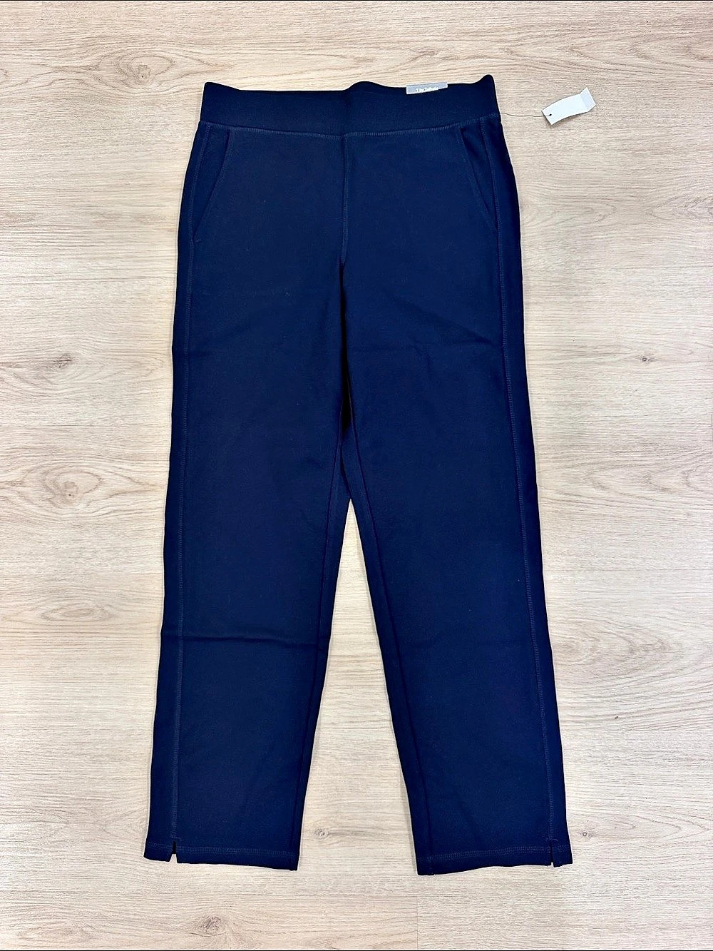 Talbots Tech Stretch Straight Leg Straight Leg Pants in Blue Petite Small NWT